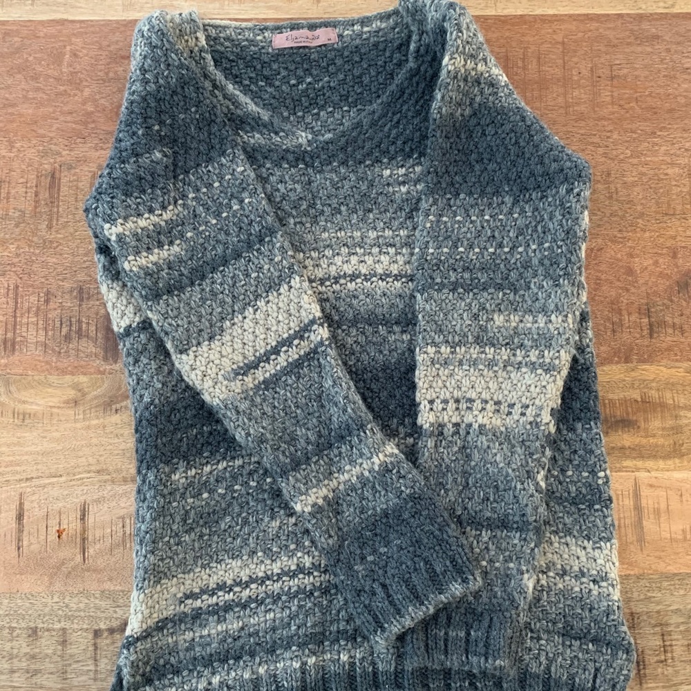 Chunky cable knit sweater